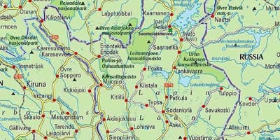 வரைபடம் பின்லாந்து நடை