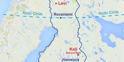 ரொவ்யாநீயெமி வரைபடம் பின்லாந்து